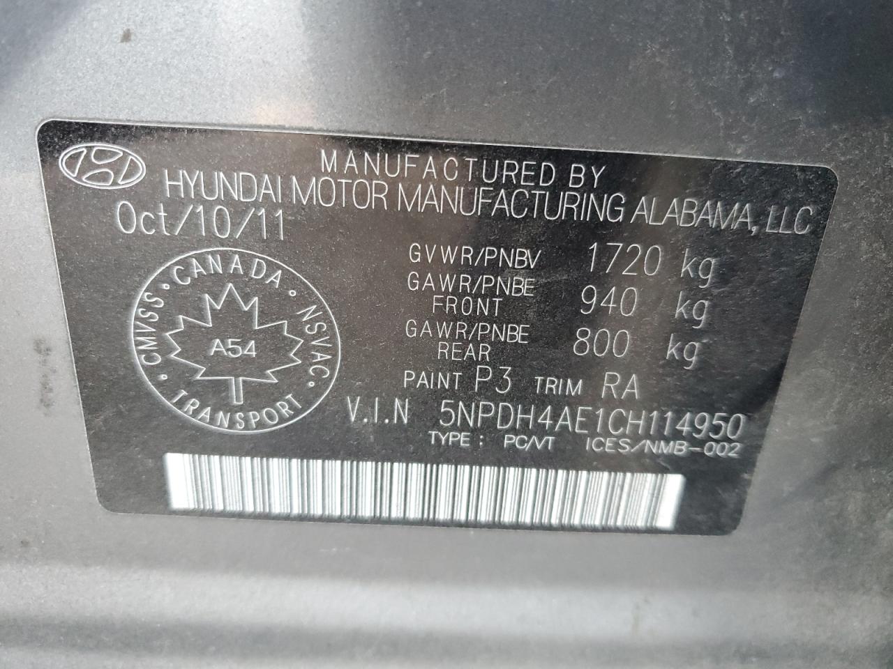 2012 Hyundai Elantra - Image 12