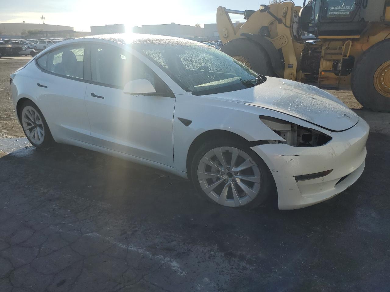 VIN 5YJ3E1EA8NF368442 2022 TESLA MODEL 3 no.4