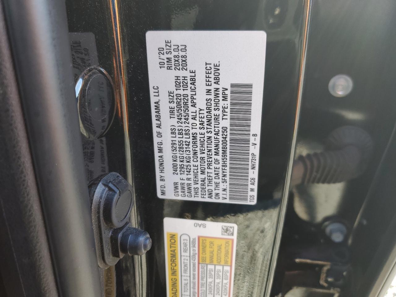 2021 Honda Passport - Image 15