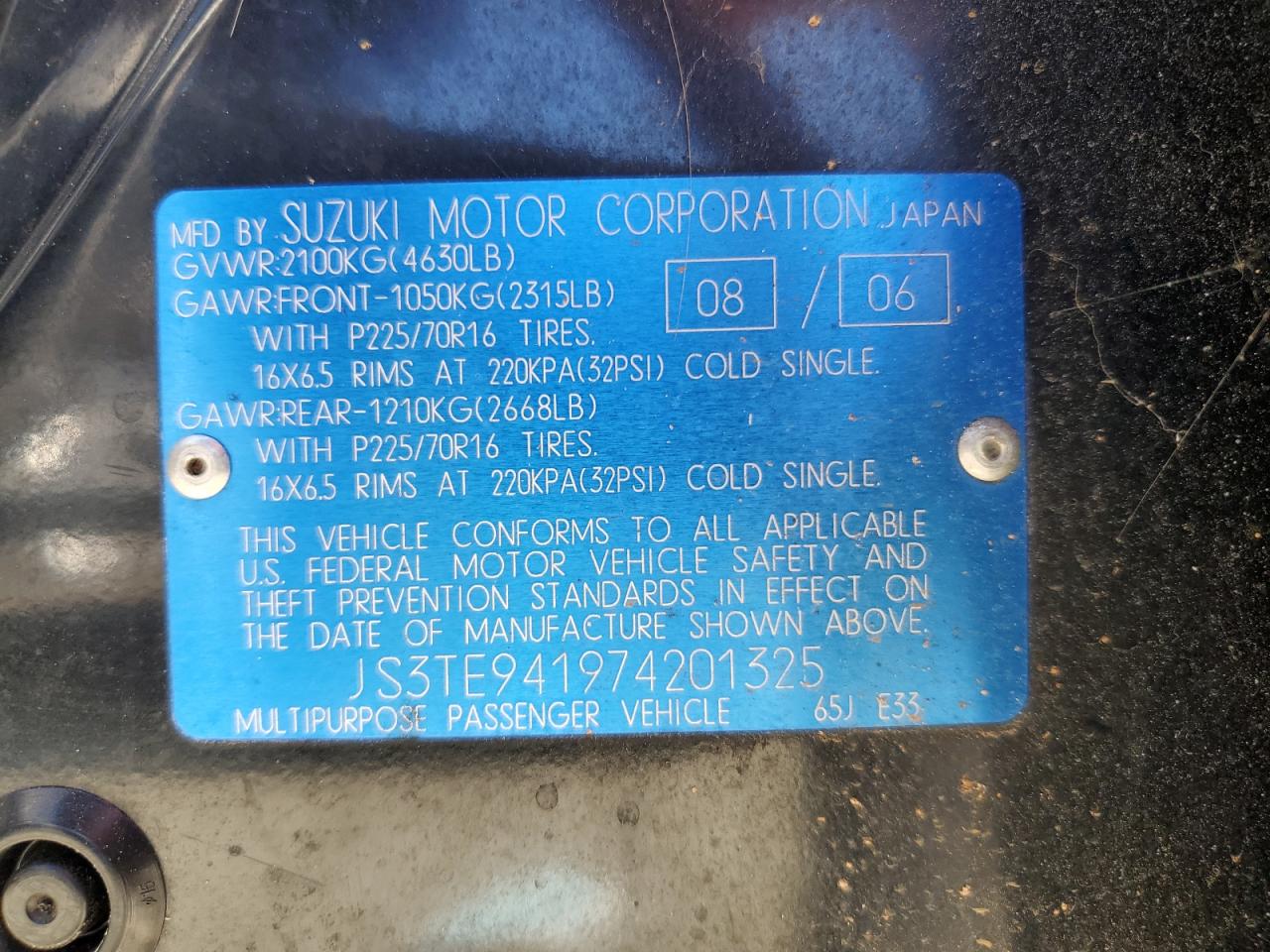 2007 Suzuki Grand Vitara - Image 13