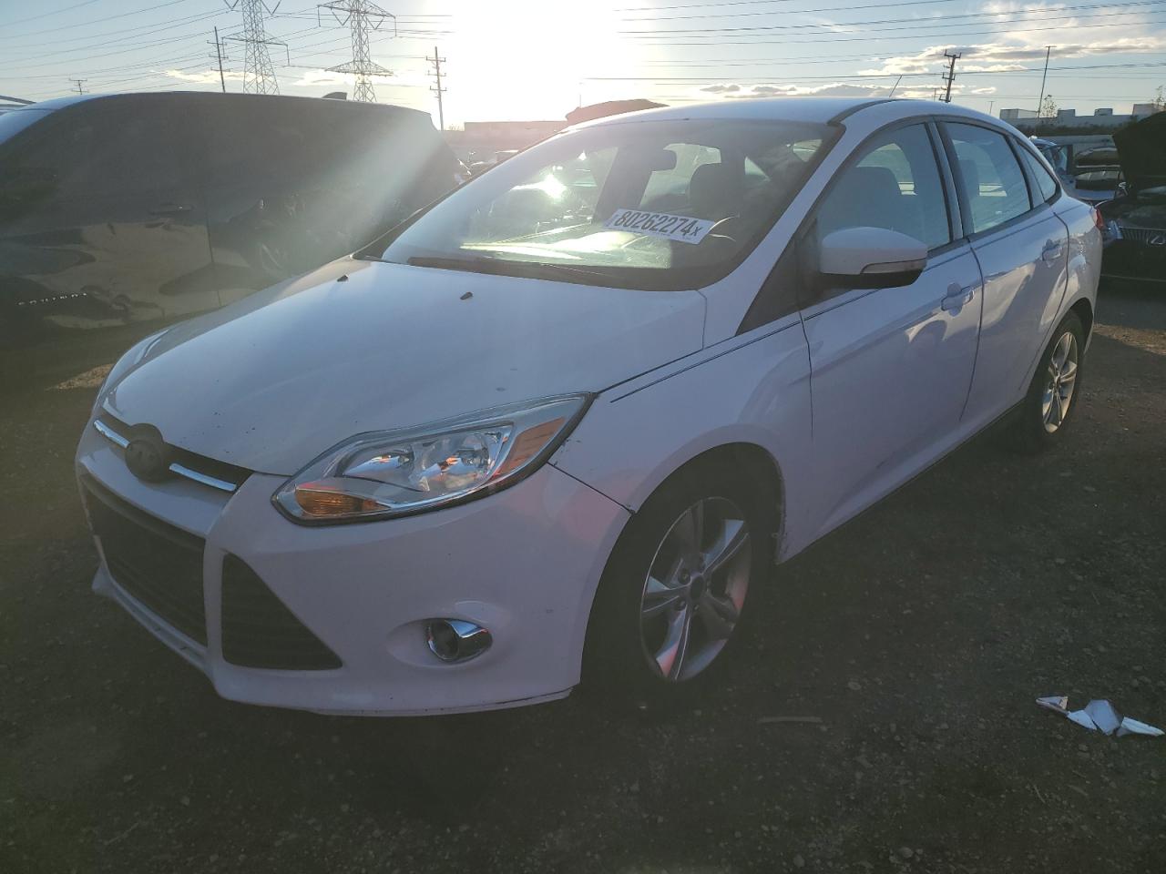 VIN 1FADP3F28EL320458 2014 FORD FOCUS no.1