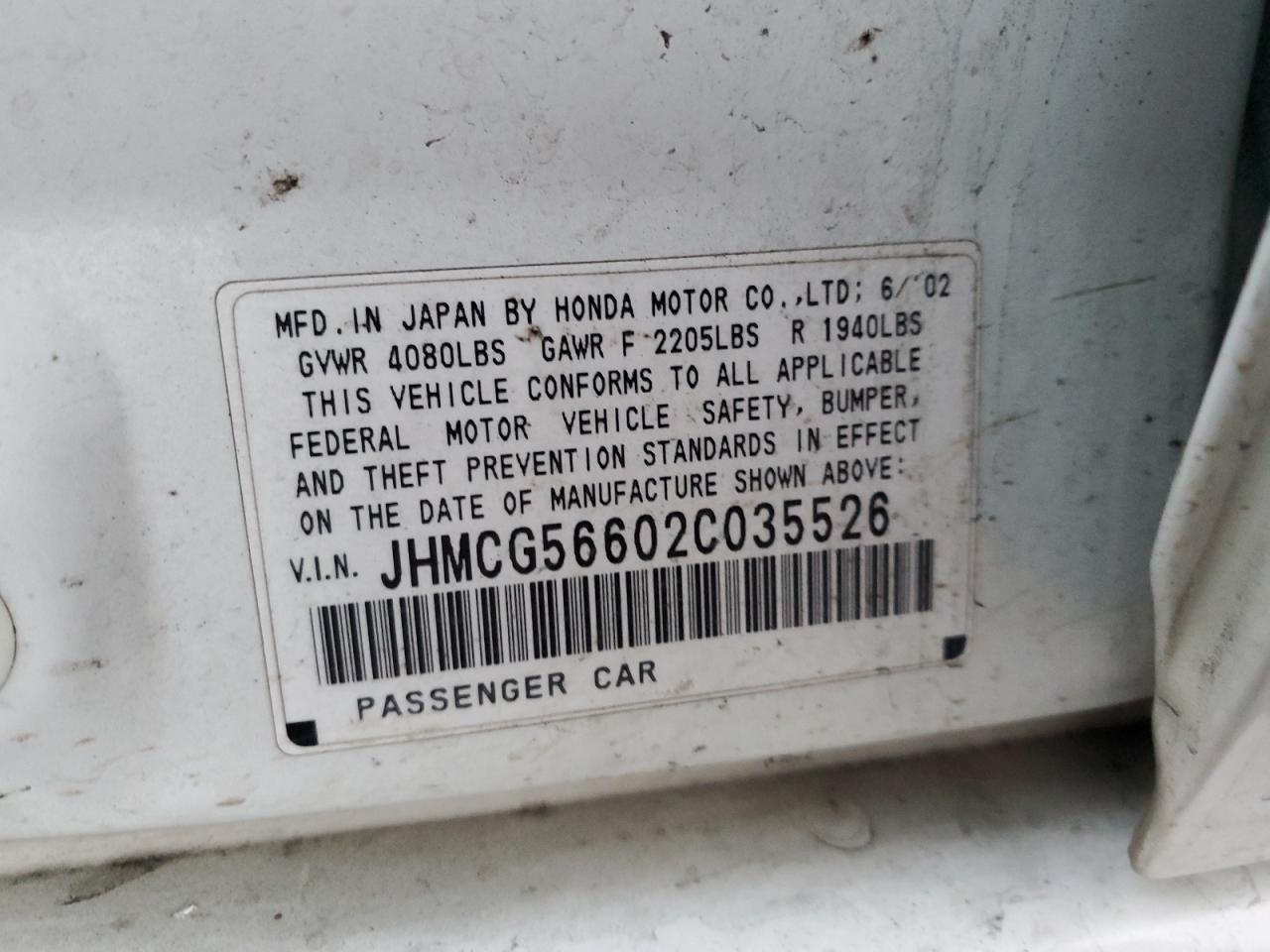 2002 Honda Accord - Image 12