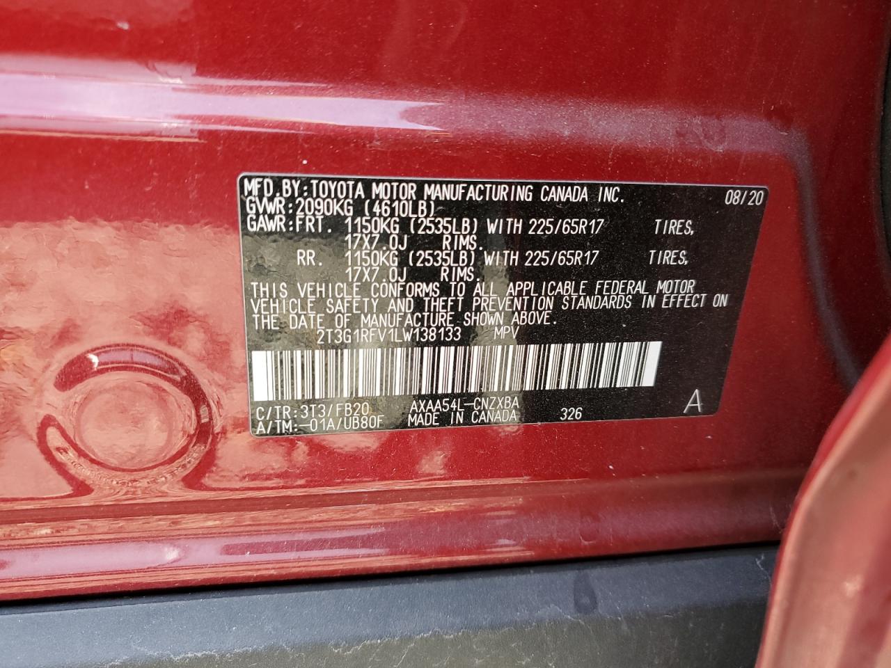 2020 Toyota RAV 4 - Image 13