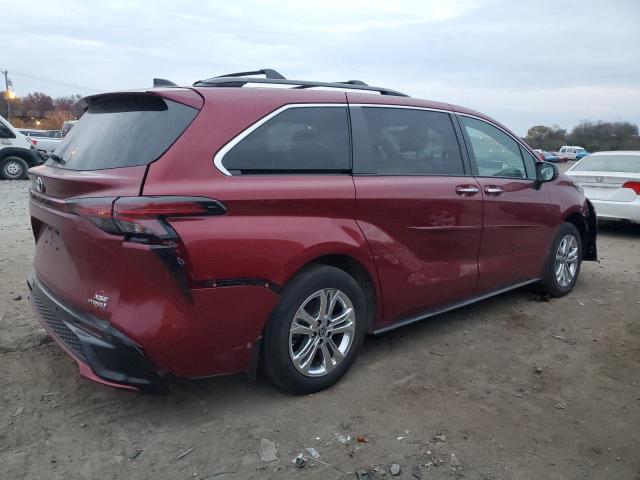  TOYOTA SIENNA 2022 Red