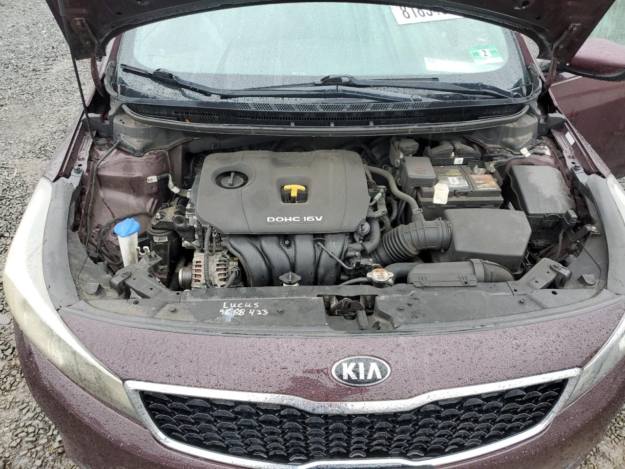 VIN 3KPFK4A78JE164595 2018 KIA FORTE no.11