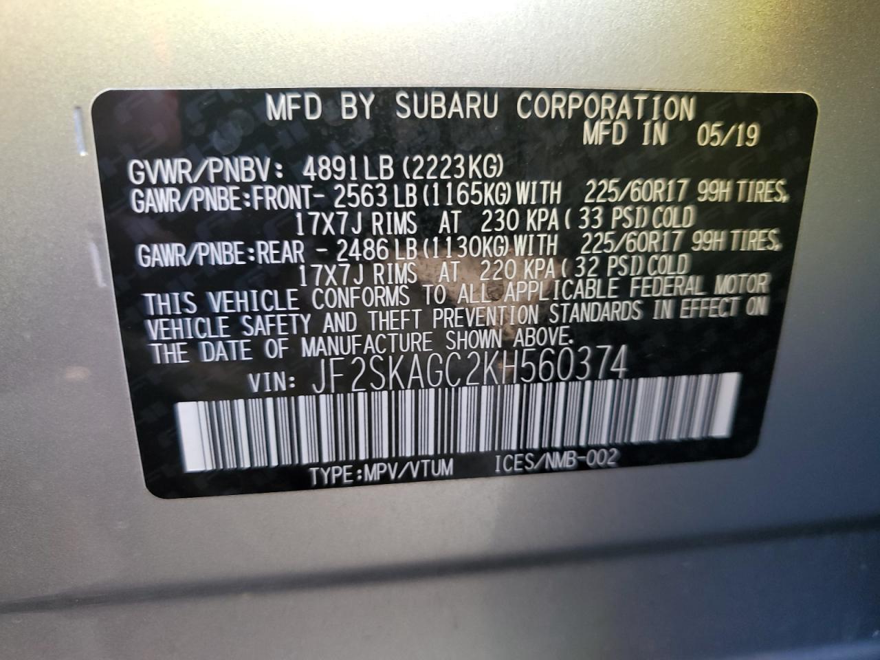 2019 Subaru Forester - Image 15