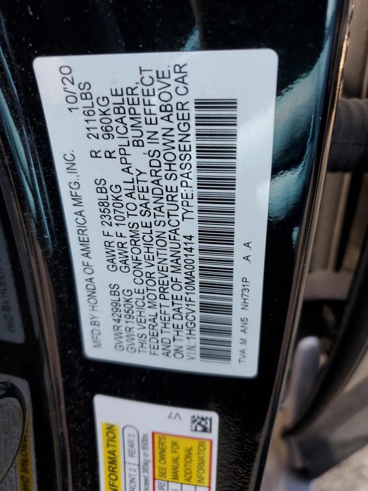 2021 Honda Accord - Image 12