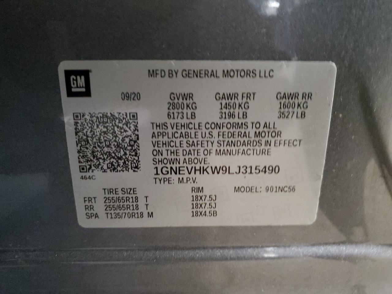 2020 Chevrolet Traverse - Image 13