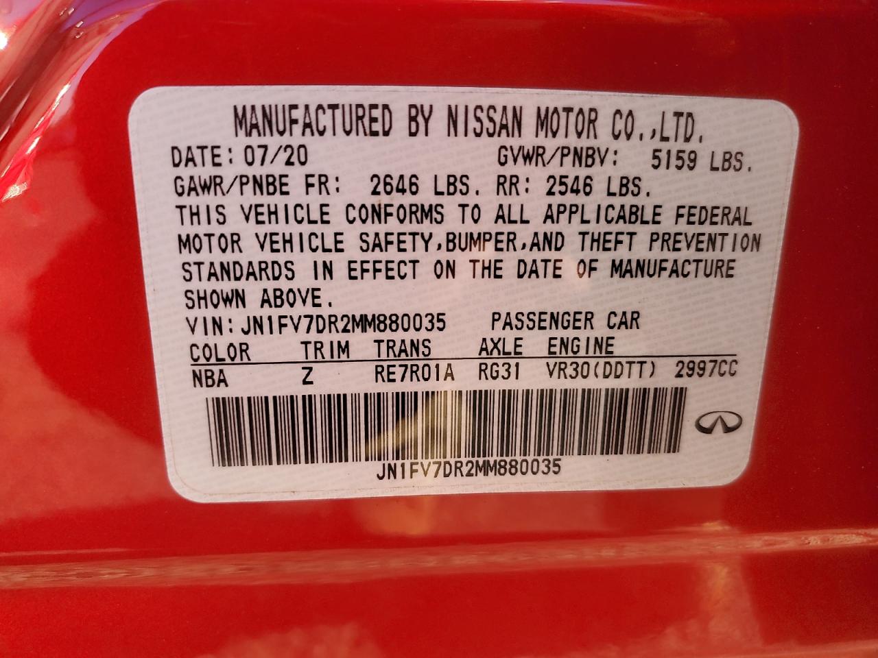 2021 Infiniti Q50 - Image 12