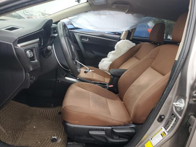 Sedans TOYOTA COROLLA 2016 tan