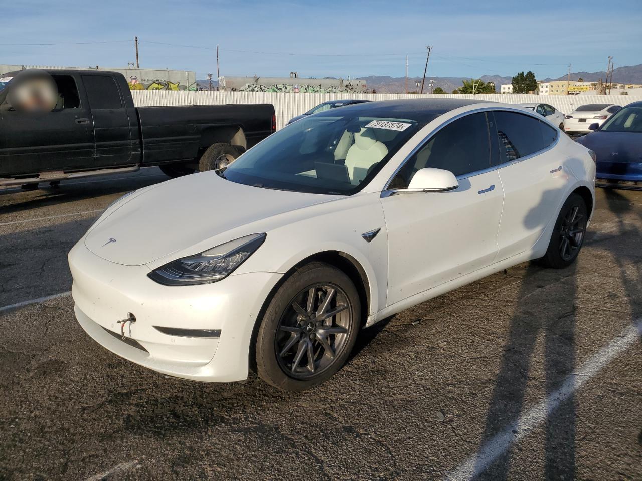 VIN 5YJ3E1EA2LF615693 2020 TESLA MODEL 3 no.1