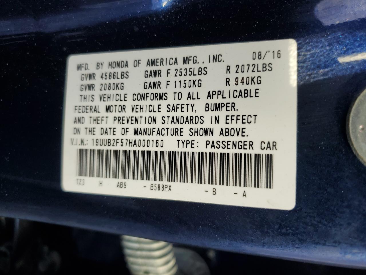 2017 Acura TLX - Image 12