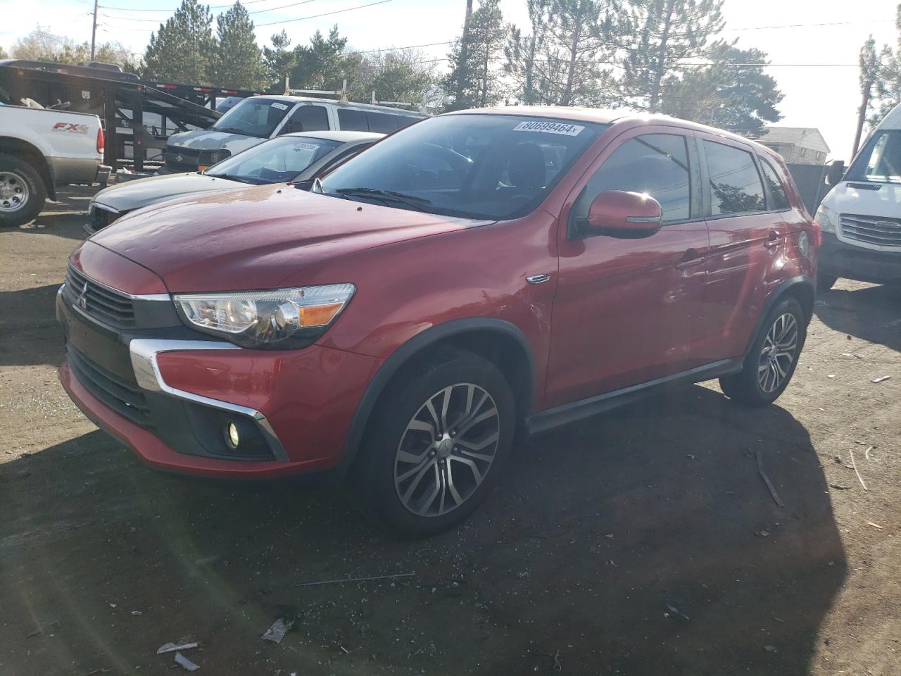 VIN JA4AP3AU8HZ006195 2017 MITSUBISHI OUTLANDER no.1