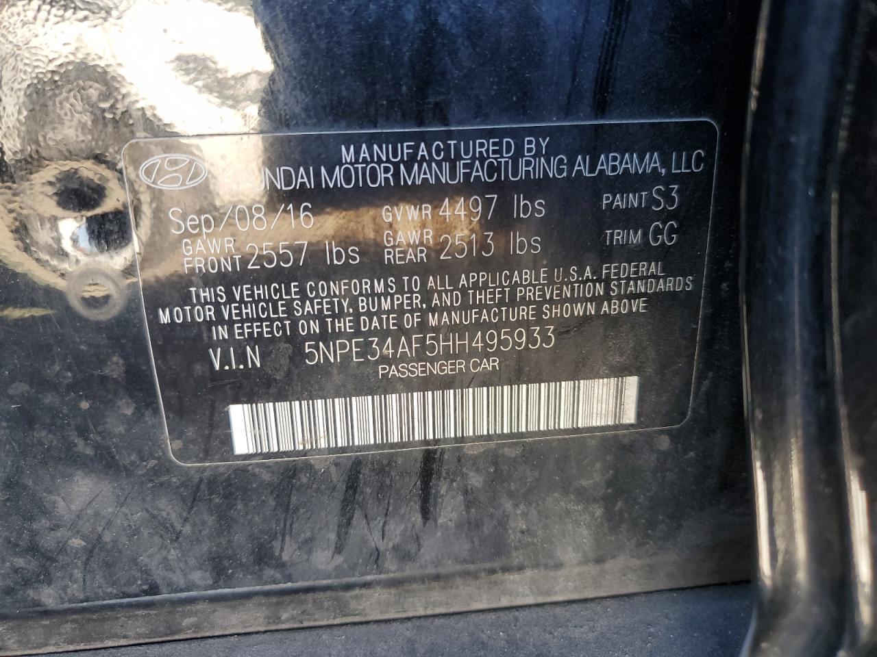 2017 Hyundai Sonata - Image 12