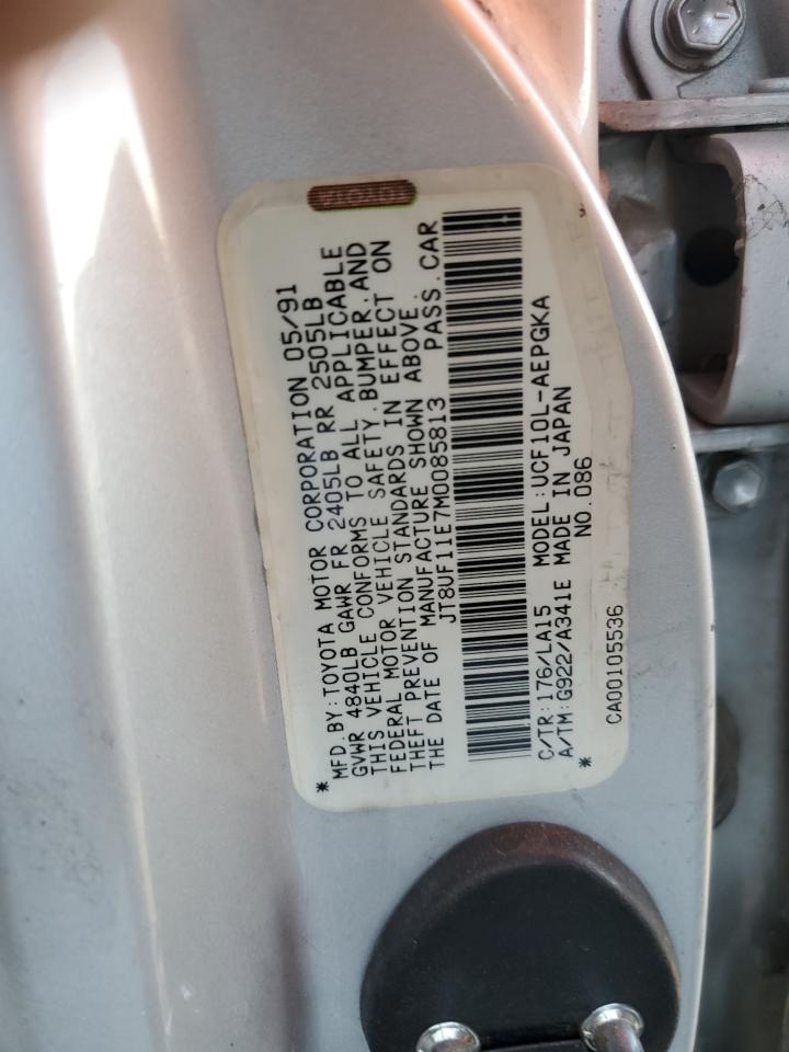 1991 Lexus Ls 400 VIN: JT8UF11E7M0085813 Lot: 80132324