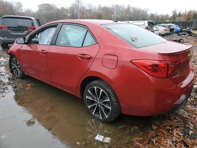  TOYOTA COROLLA 2019 Czerwony