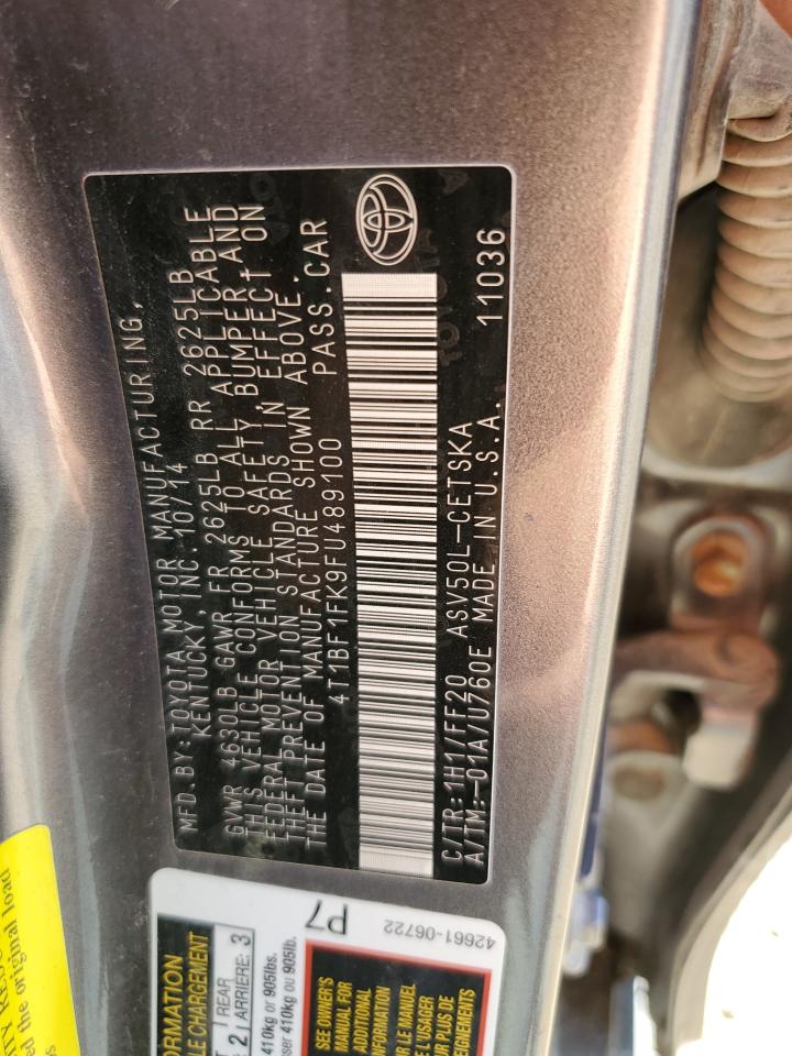 4T1BF1FK9FU489100 2015 TOYOTA CAMRY - Image 14