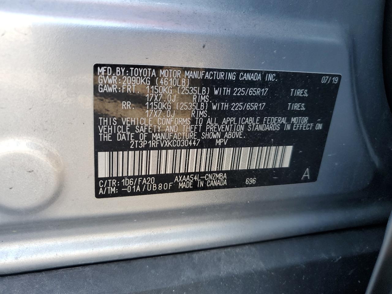 2019 Toyota RAV 4 - Image 15