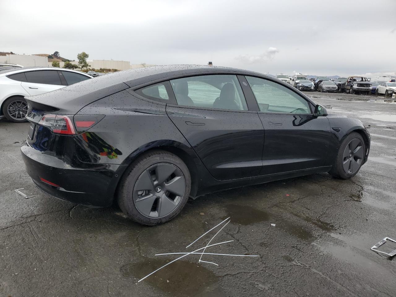 VIN 5YJ3E1EA1MF002207 2021 TESLA MODEL 3 no.3