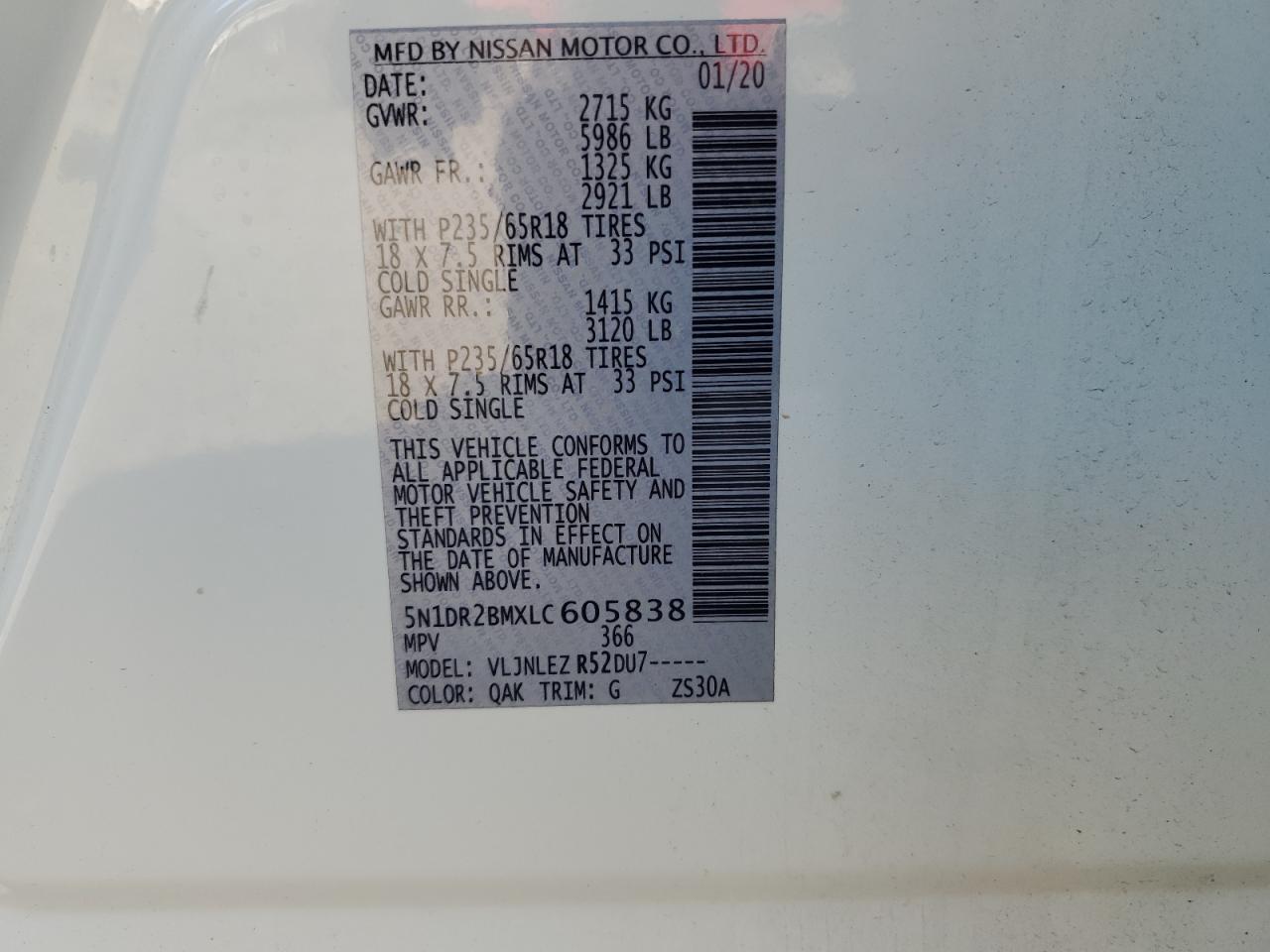2020 Nissan Pathfinder - Image 13