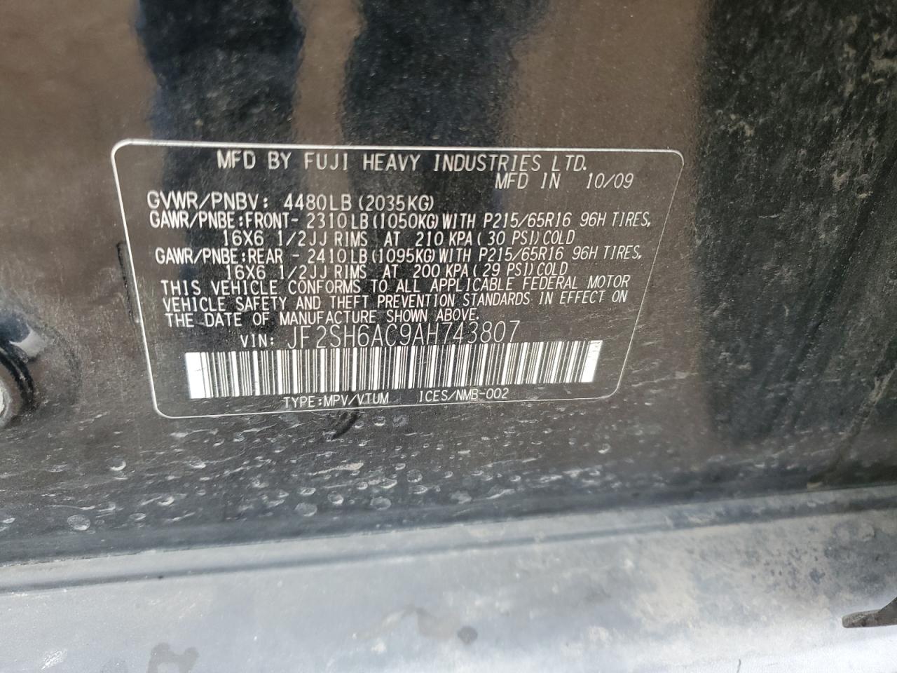 2010 Subaru Forester - Image 13