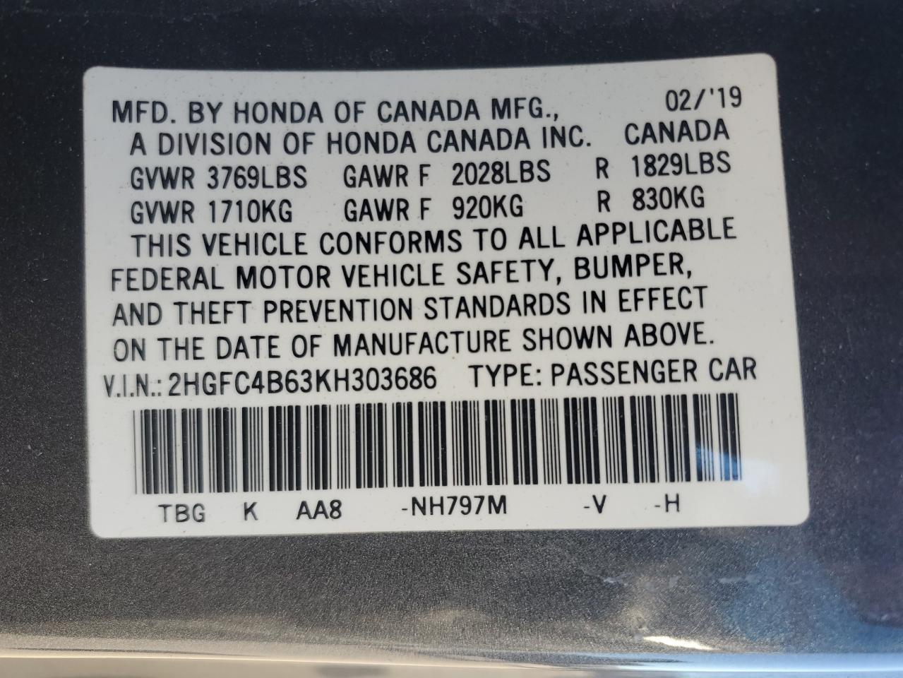 2019 Honda Civic - Image 14