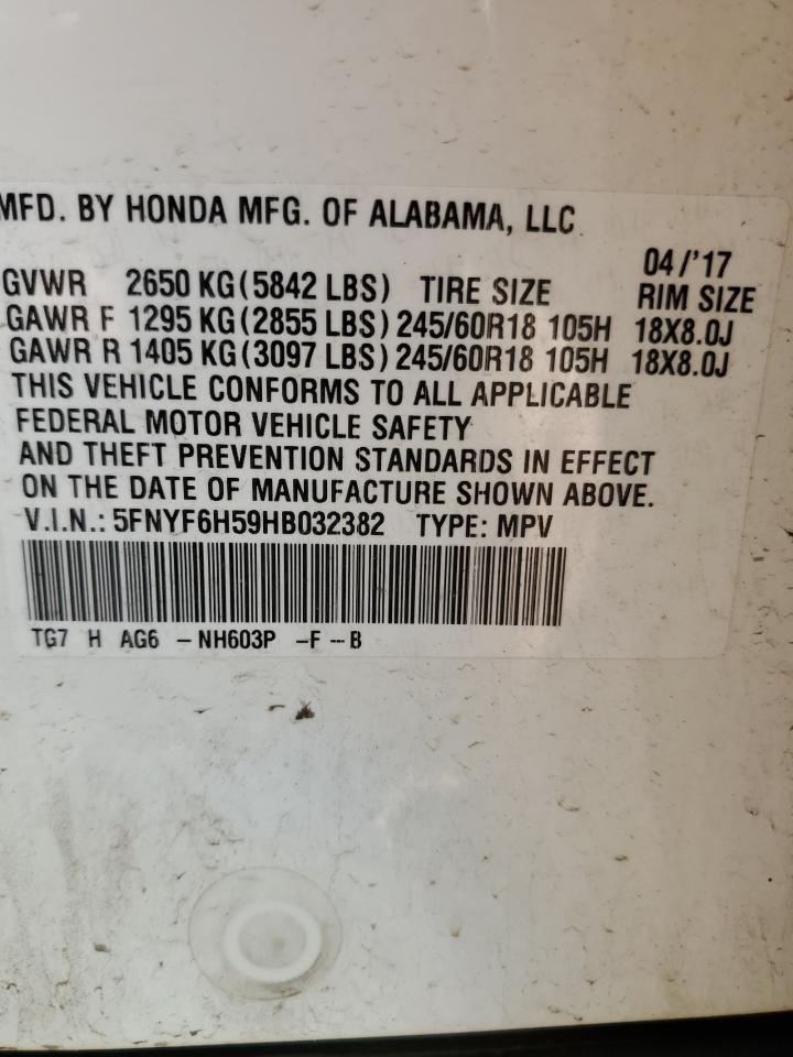 2017 Honda Pilot - Image 13