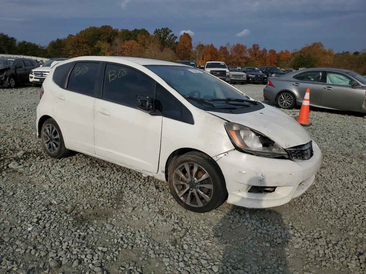 VIN JHMGE8H56DC020299 2013 HONDA FIT no.4