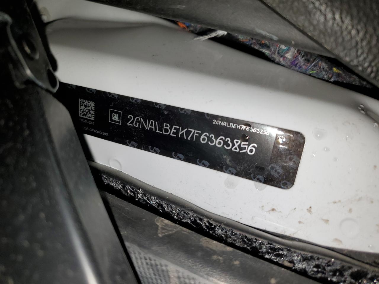 2015 Chevrolet Equinox Lt VIN: 2GNALBEK7F6363856 Lot: 81352924