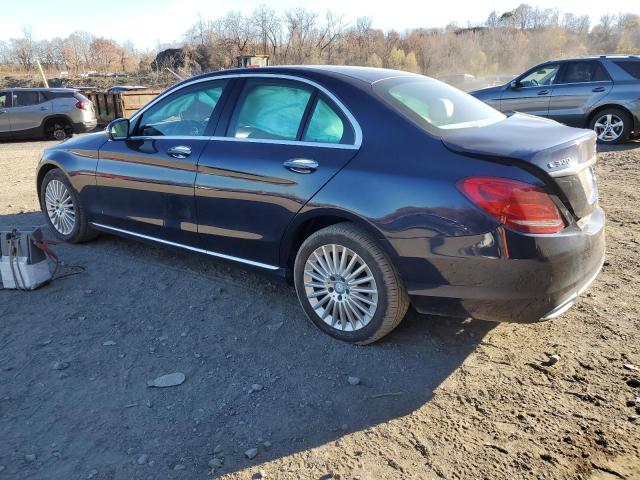  MERCEDES-BENZ C-CLASS 2017 Синий