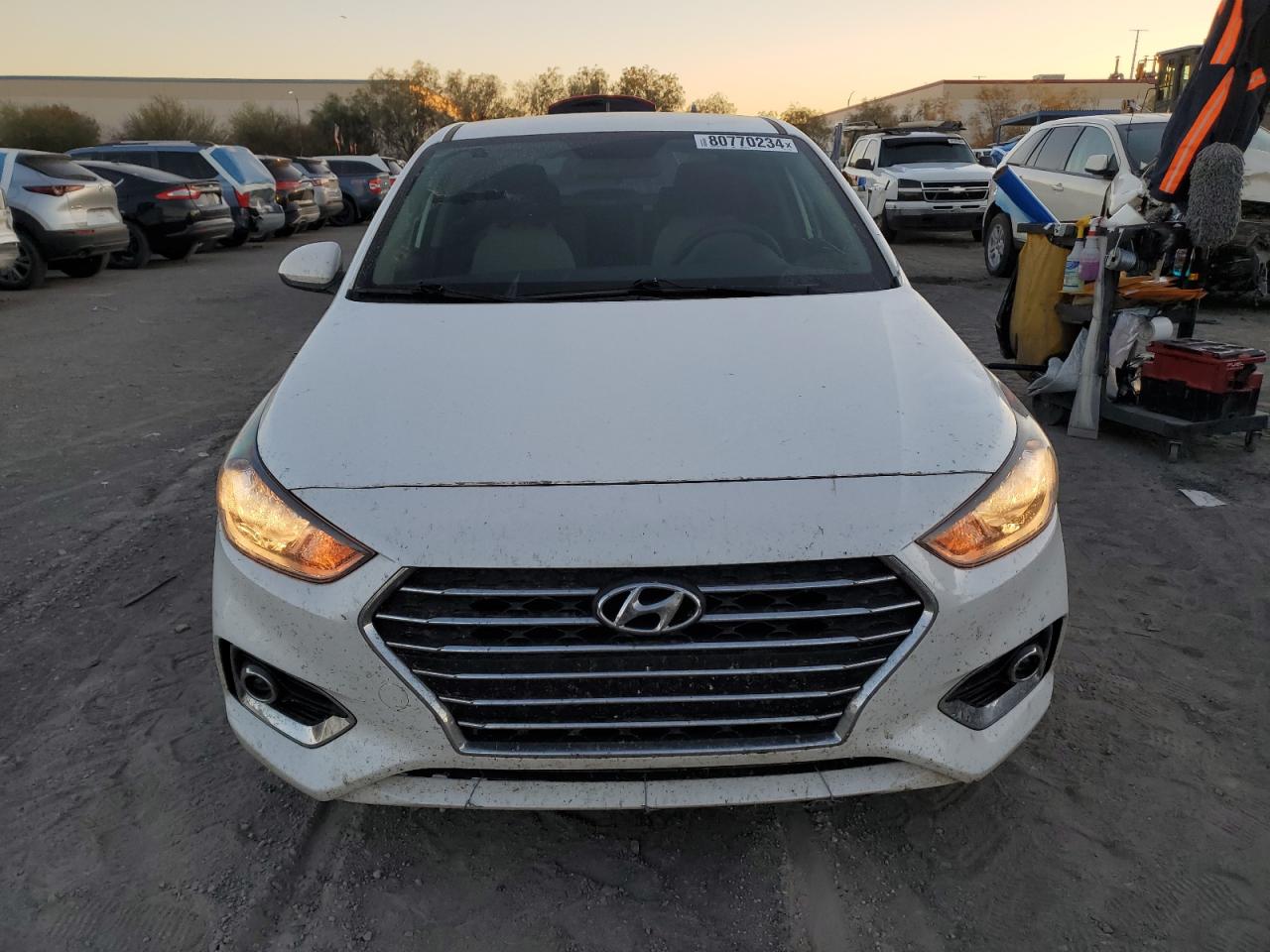 2020 Hyundai Accent Se VIN: 3KPC24A64LE126858 Lot: 80770234