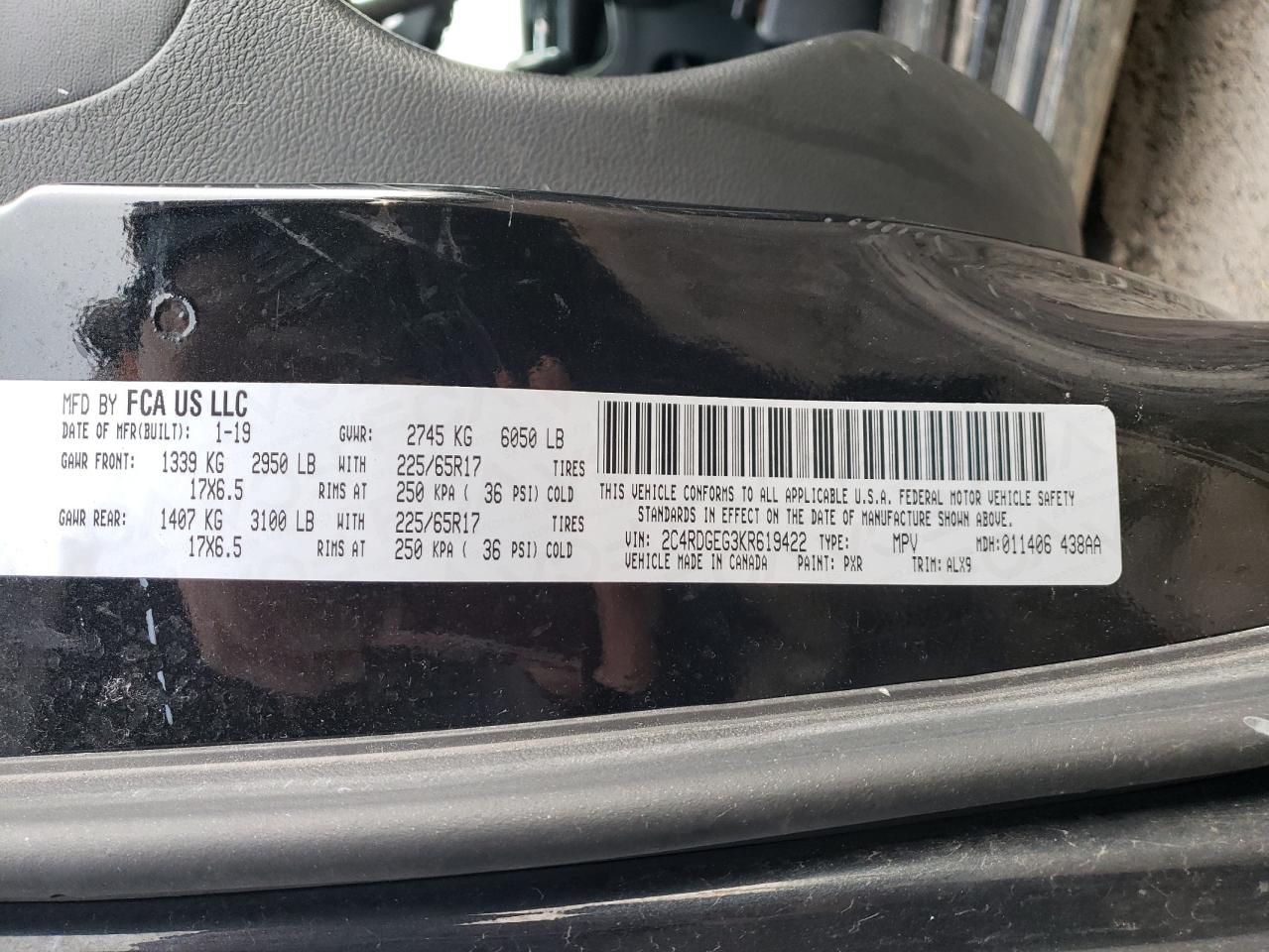 2019 Dodge Caravan - Image 12