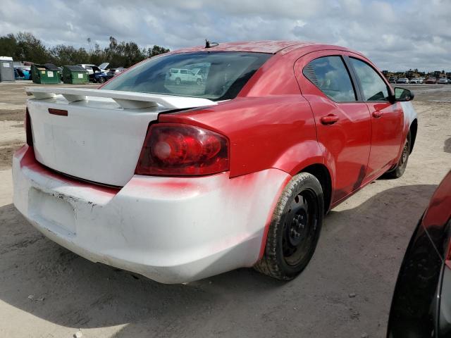 Седаны DODGE AVENGER 2014 Красный