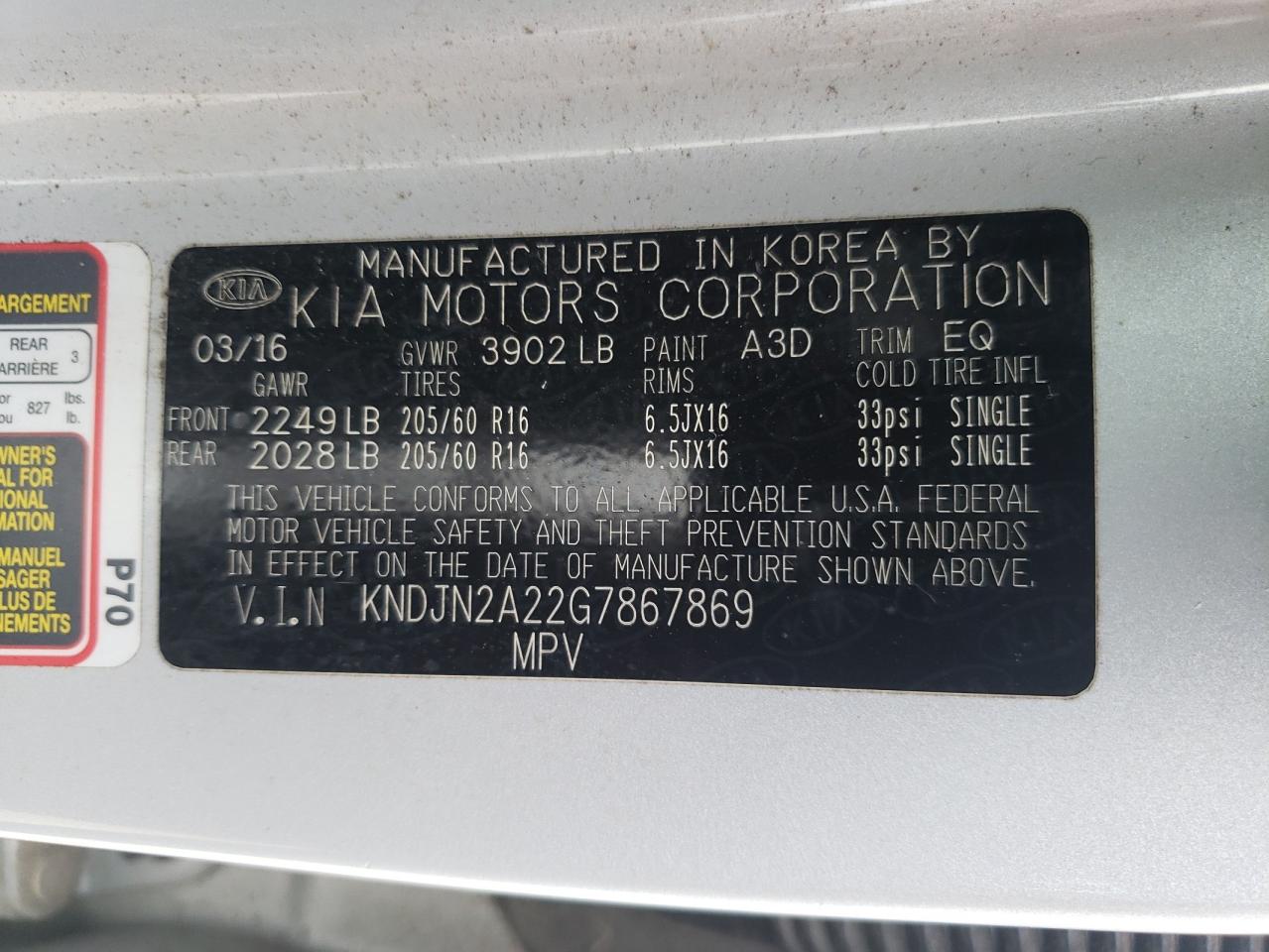 2016 Kia Soul - Image 13
