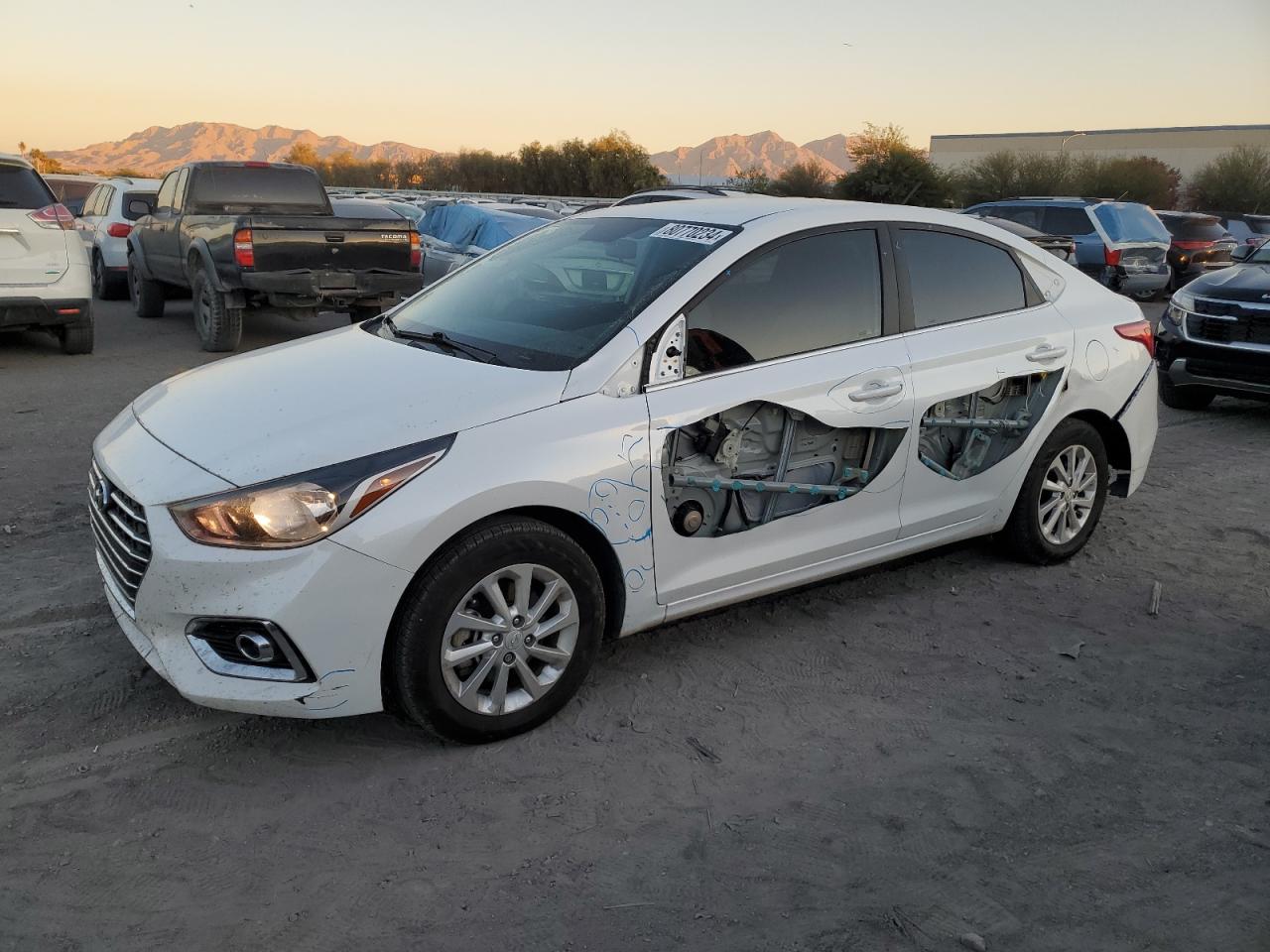 2020 Hyundai Accent Se VIN: 3KPC24A64LE126858 Lot: 80770234