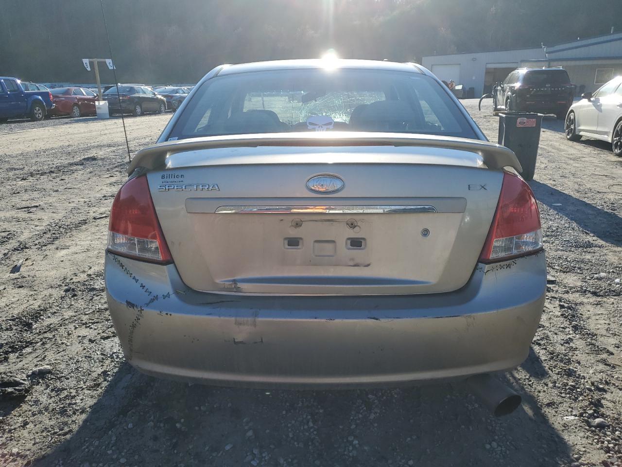 2008 Kia Spectra Ex VIN: KNAFE121785542487 Lot: 81740884