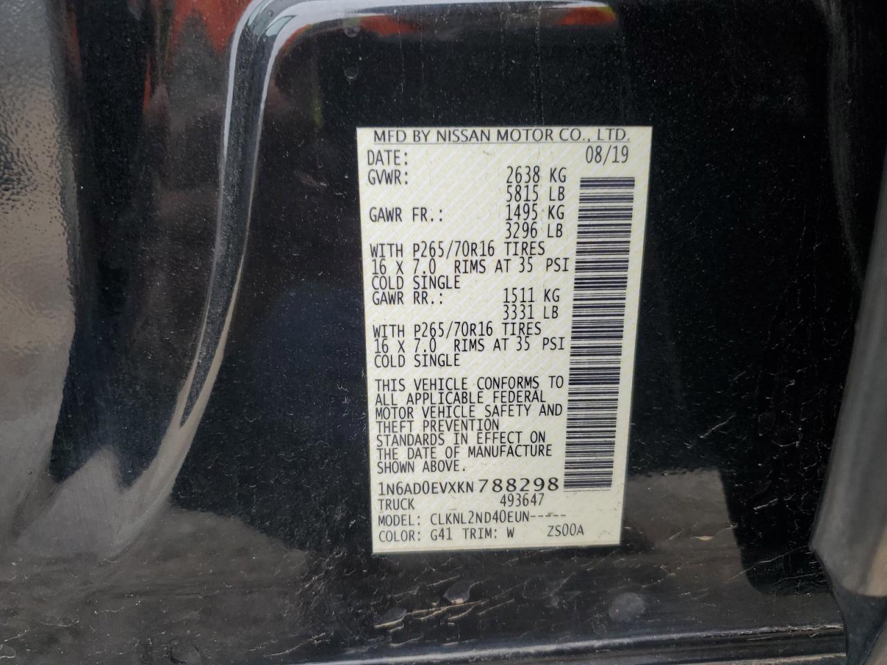 2019 Nissan Navara (Frontier) - Image 12