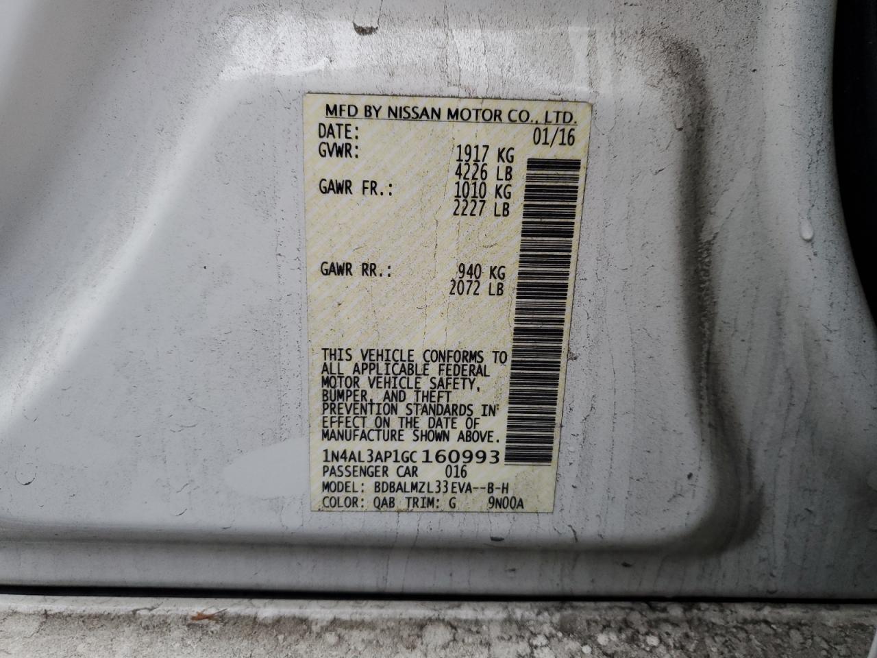 2016 Nissan Altima - Image 12