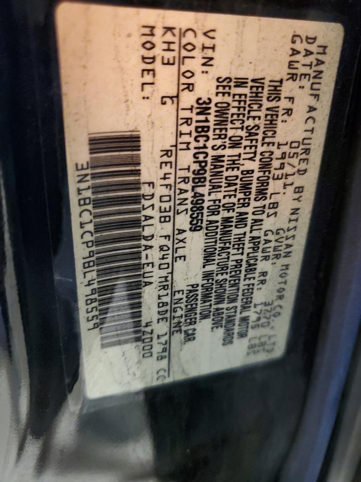 2011 Nissan Versa S VIN: 3N1BC1CP9BL498559 Lot: 80141184