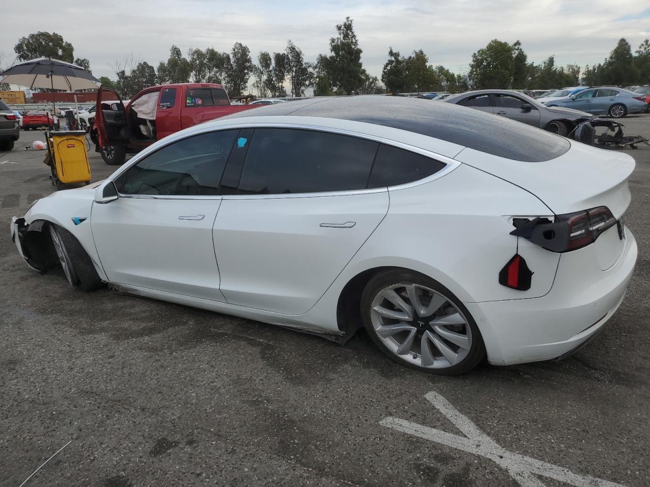 VIN 5YJ3E1EB8LF650540 2020 TESLA MODEL 3 no.2