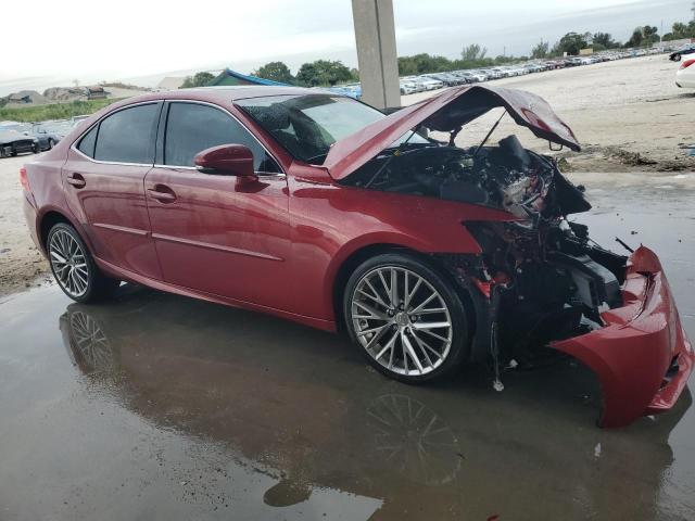  LEXUS IS 2015 Burgundy