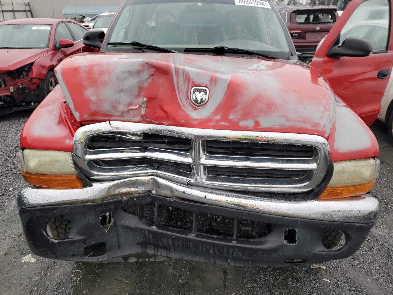 2002 Dodge Dakota Quad Slt VIN: 1B7HG48N62S532124 Lot: 80801094