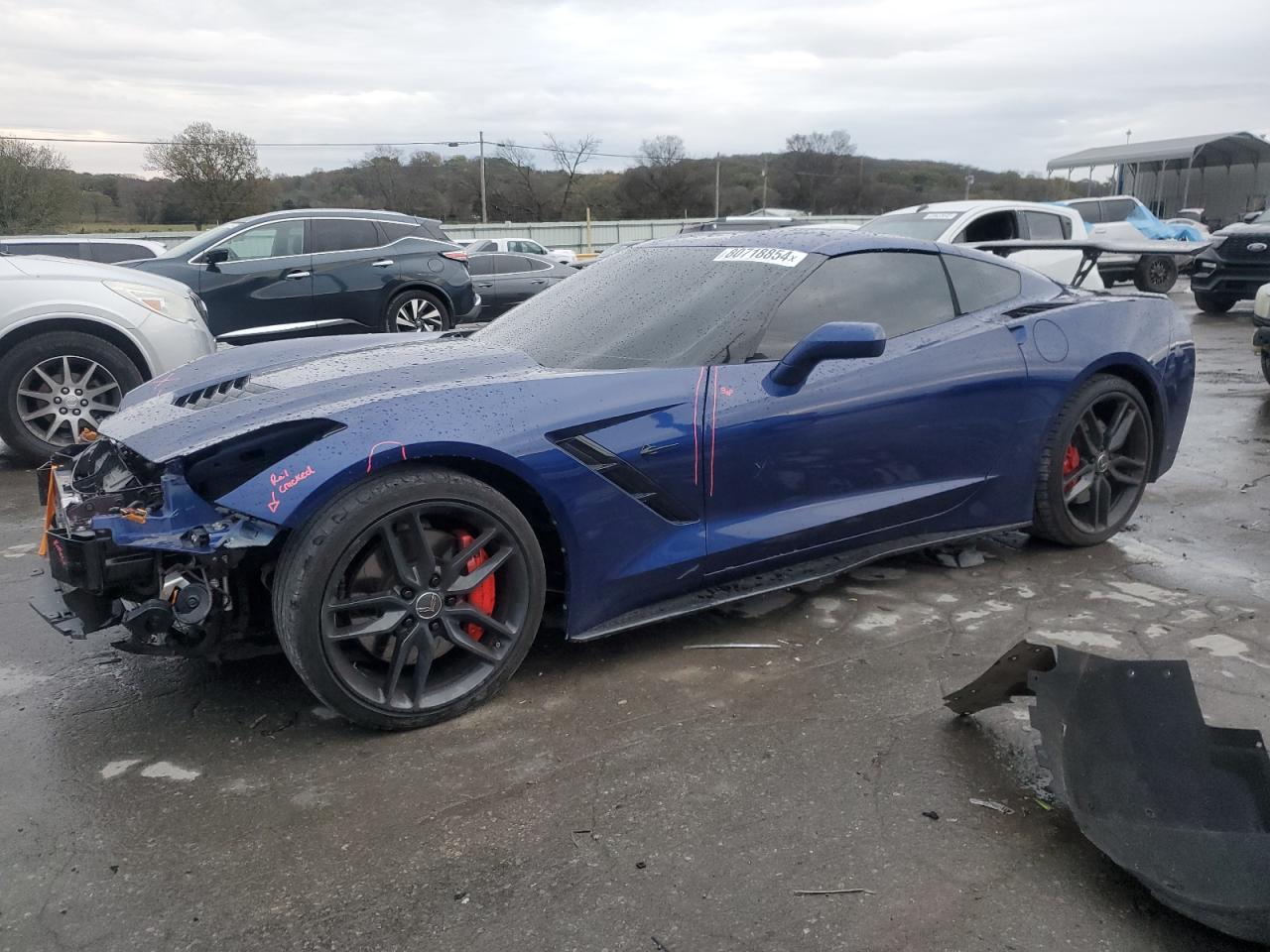 2017 Chevrolet Corvette Stingray Z51 2Lt VIN: 1G1YK2D72H5115013 Lot: 80718854