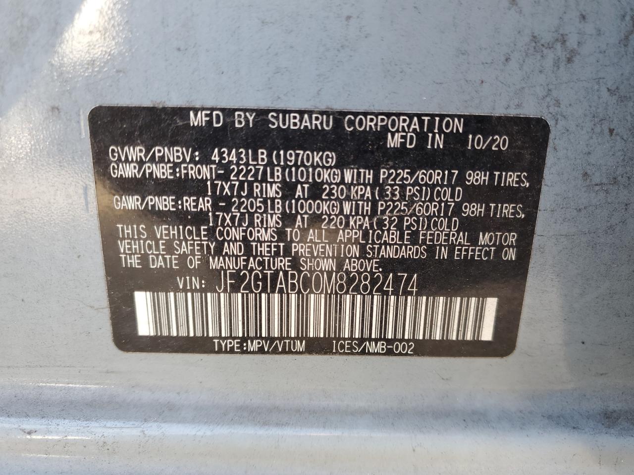 2021 Subaru XV - Image 13