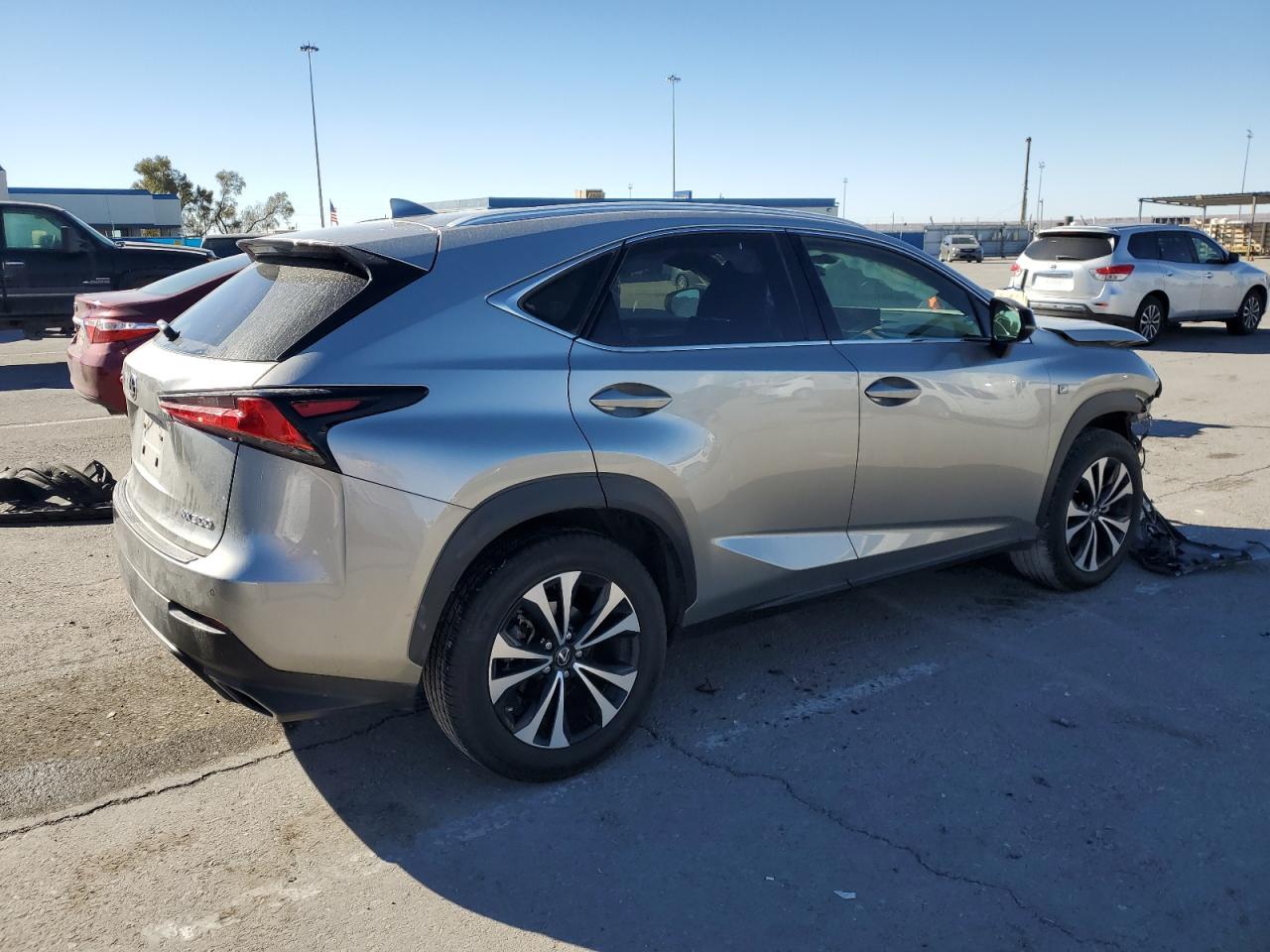 VIN JTJSARDZ6M2263569 2021 LEXUS NX no.3