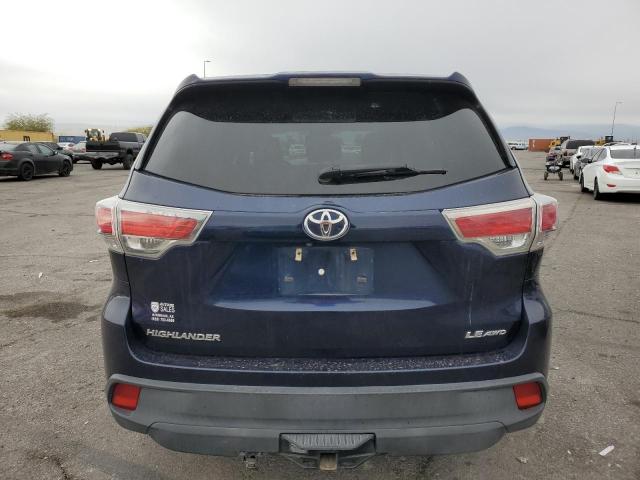  TOYOTA HIGHLANDER 2014 Granatowy