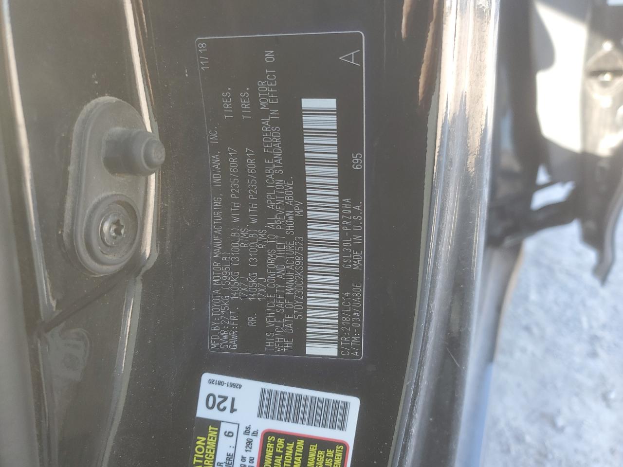 2019 Toyota Sienna - Image 16