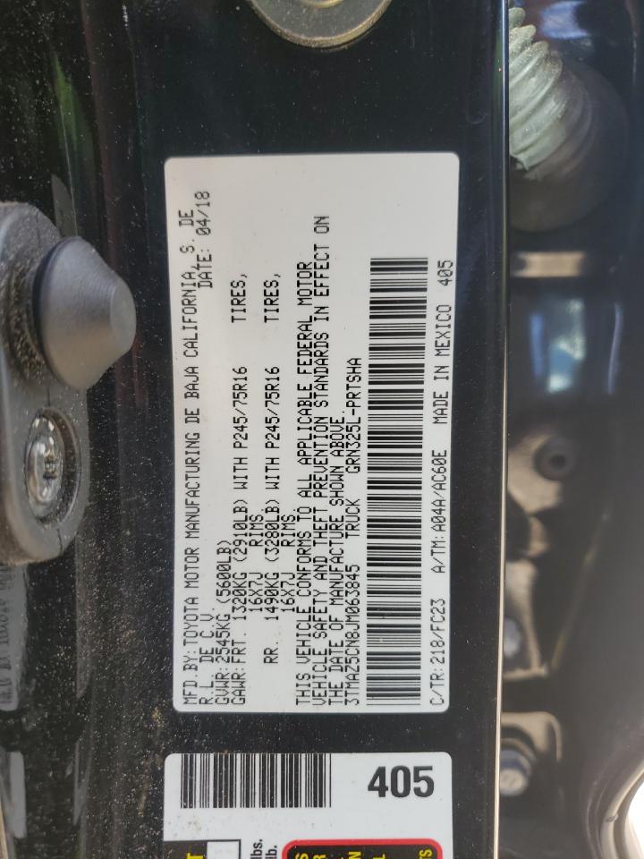 VIN 3TMAZ5CN8JM063845 2018 TOYOTA TACOMA no.12