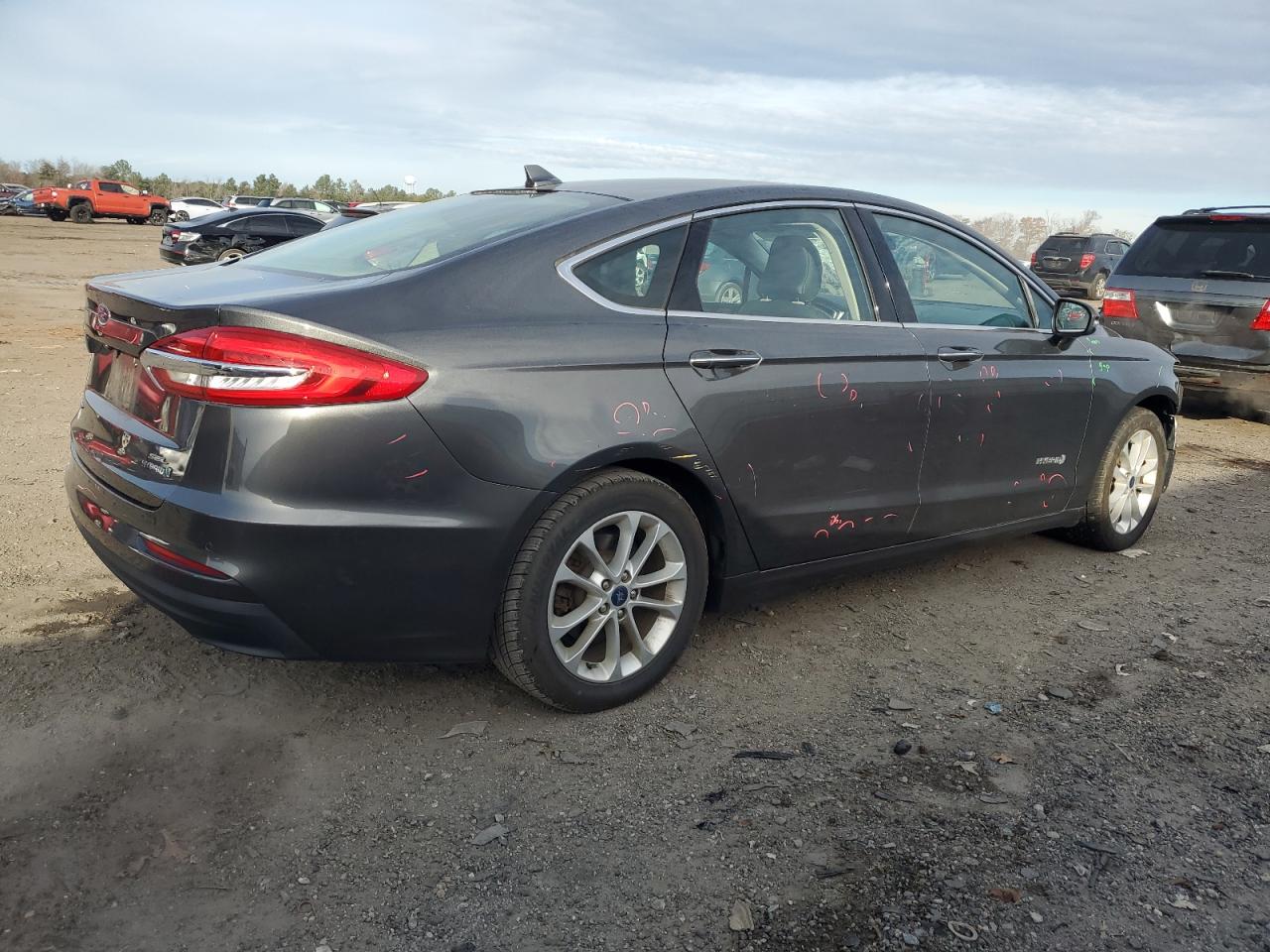 VIN 3FA6P0MU1KR137122 2019 FORD FUSION no.3