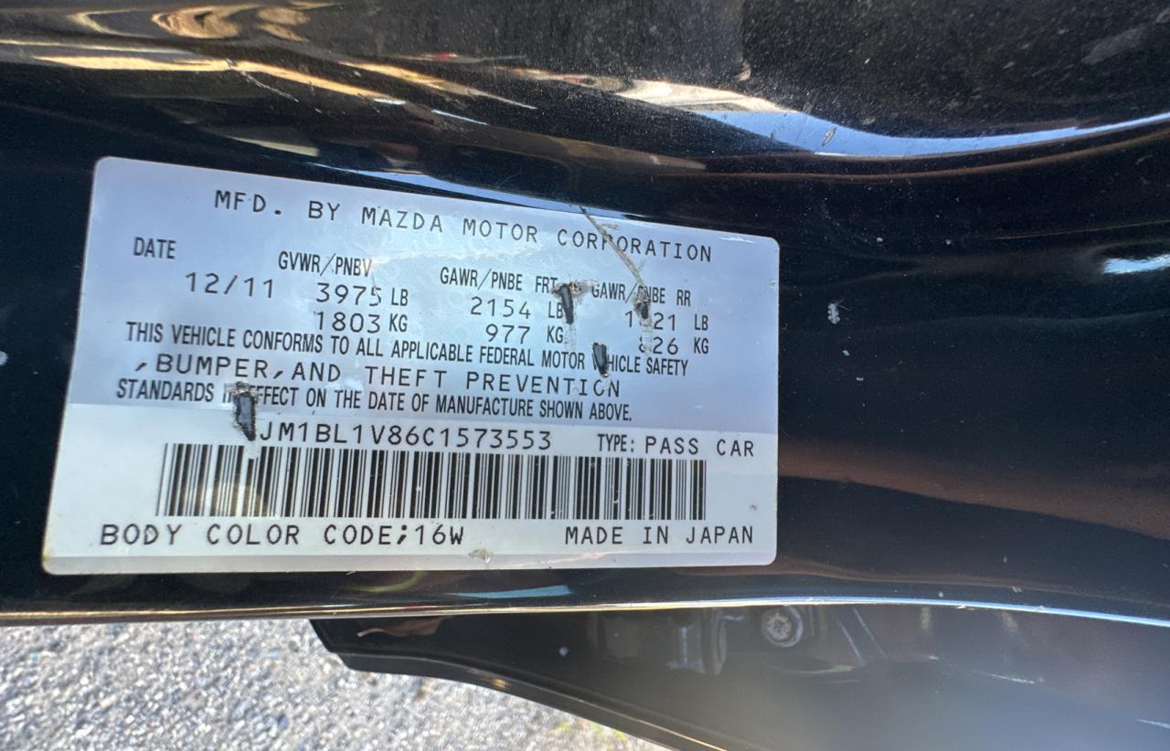 2012 Mazda 3 I VIN: JM1BL1V86C1573553 Lot: 83068284